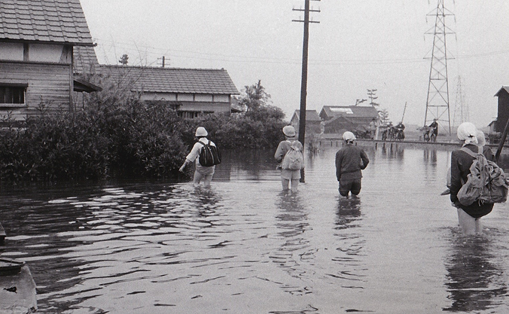 伊勢湾台風1959被災地救援２