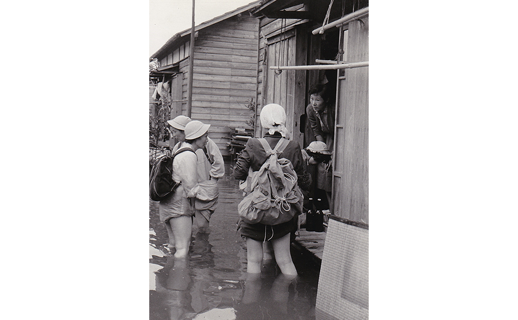 伊勢湾台風1959被災地救援１